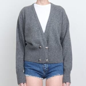 Vintage Wool/Angora Cardigan L